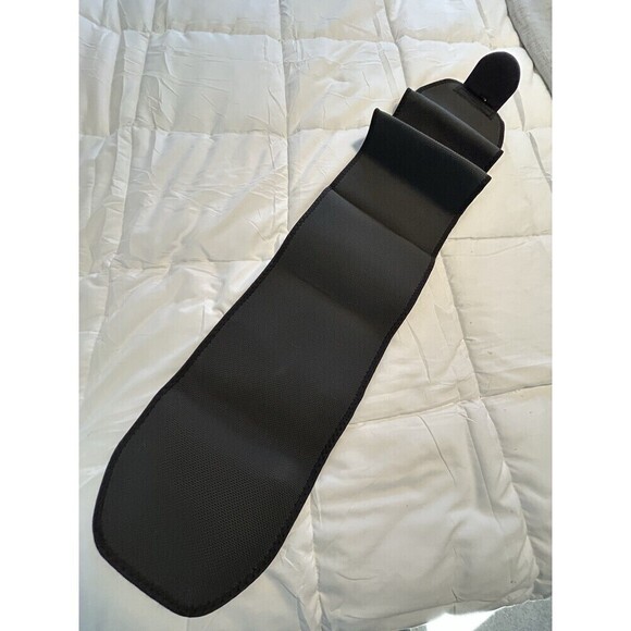 Sweet Sweat Waist Trimmer Band (Women & Men) Trainer Belt - Black Yellow Size M - Picture 3 of 5